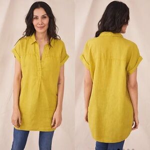 White Stuff Bantu Linen Tunic